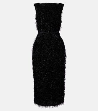 Lurex® fil coupé midi dress | Erdem