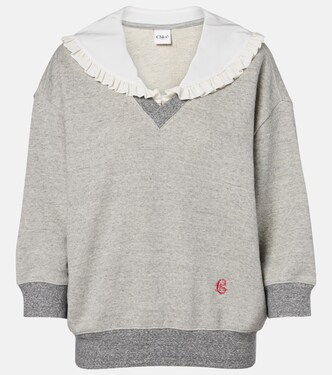 Cotton-blend French Terry sweatshirt | Chloé