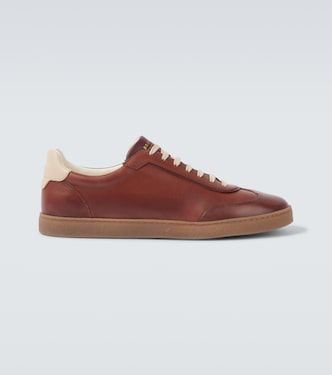 Leather sneakers | Brunello Cucinelli
