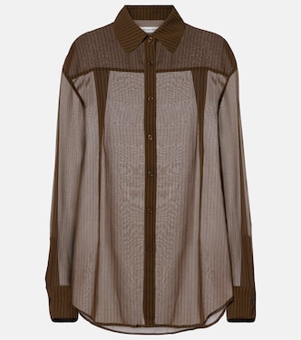 Peri pinstripe shirt | The Frankie Shop