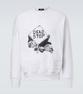 Printed cotton jersey sweatshirt | Comme des Garçons Homme