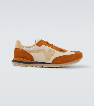 FKT Runner suede-trimmed sneakers | Visvim