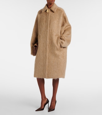 Alger wool and mohair-blend coat in beige - Joseph | Mytheresa