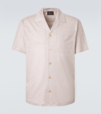 Striped linen and cotton shirt | Brioni