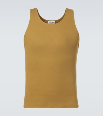 Cassandre cotton tank top | Saint Laurent