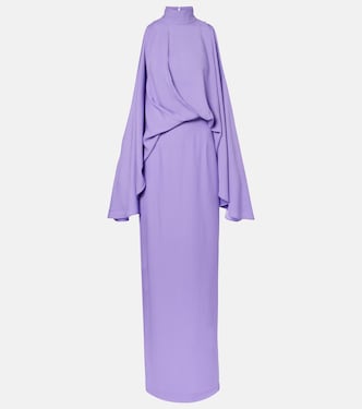 Bacall draped satin gown | Taller Marmo