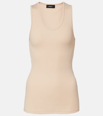Ribbed-knit cotton tank top | Wardrobe.NYC