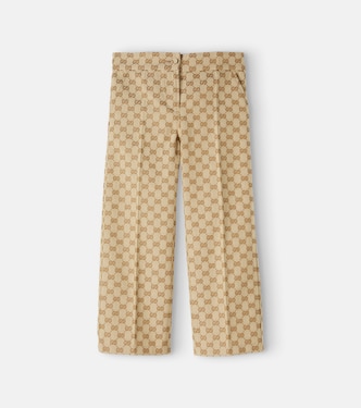 Weite Hose aus GG-Baumwollgemisch | Gucci Kids