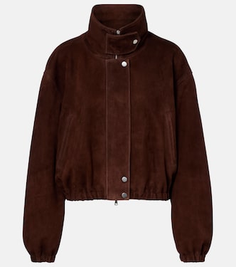 Blouson Pia aus Veloursleder | Nour Hammour
