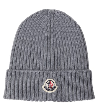 Logo virgin wool beanie | Moncler Enfant