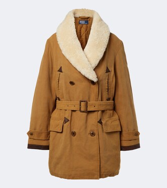 Mantel aus Baumwolle mit Shearling | Polo Ralph Lauren