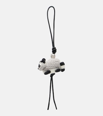 Taschenanhänger Racoon mit Leder | Loewe