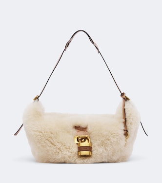 Paddington shearling shoulder bag | Chloé