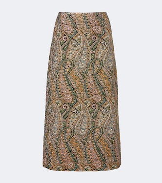 Midirock aus Jacquard | Dries Van Noten