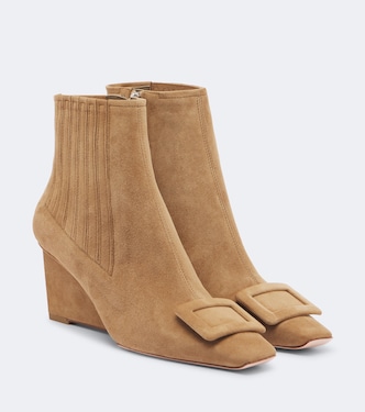 Ankle Boots Belle Vivier aus Veloursleder | Roger Vivier