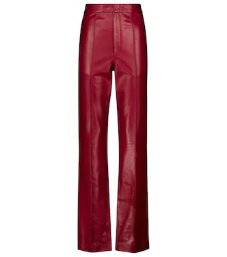 High-Rise-Hose Bilirokia aus Leder | Isabel Marant