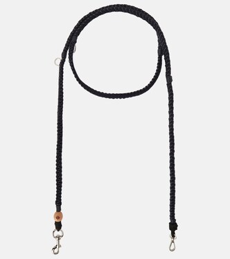 Leather and cashmere dog leash | Loro Piana