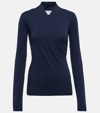 Top wrap Meri en mezcla de algodón | Velvet