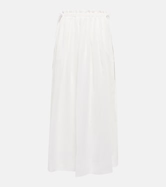 Cotton organza maxi skirt | Brunello Cucinelli