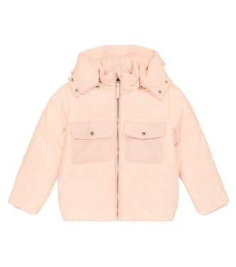 Scalloped puffer jacket | Chloé Kids
