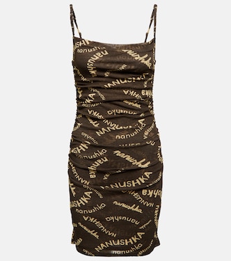 Robe Adie à logo | Nanushka