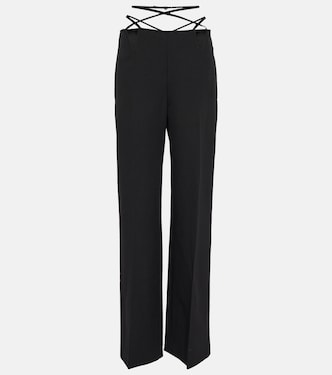 Pantalon droit en laine mélangée | Dion Lee