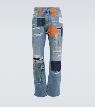 Patchwork straight jeans | Dolce&Gabbana