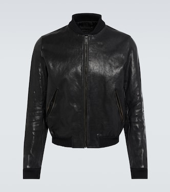 Bomber leather jacket | Prada