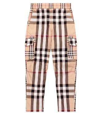 Vintage Check cotton cargo pants | Burberry Kids