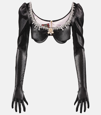 Top mit Kristallen | Miss Sohee