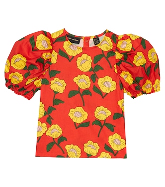 Floral cotton blouse | Mini Rodini