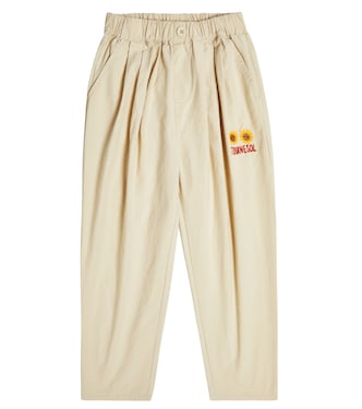 Tournesol embroidered cotton pants | Jellymallow