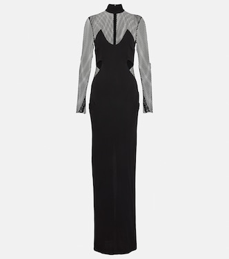 Robe aus Jersey und Mesh | Tom Ford
