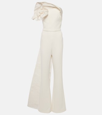 Bridal Omi crêpe jumpsuit | Safiyaa