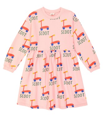 Printed cotton jersey dress | Jellymallow