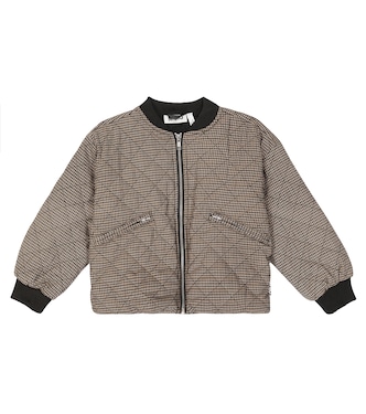 Hanne checked bomber jacket | Molo
