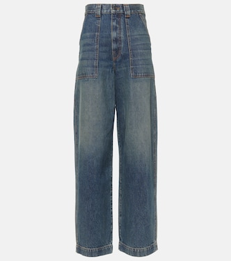 High-Rise Straight Jeans Hewitt | Khaite