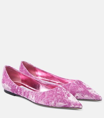 Love velvet ballet flats | Jimmy Choo