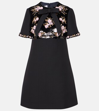 Crepe Couture embellished minidress | Valentino