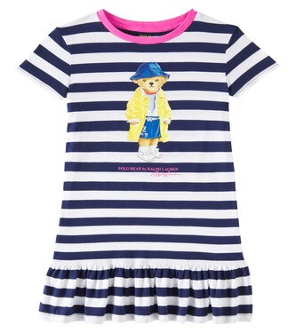 Polo Bear striped cotton polo dress | Polo Ralph Lauren Kids