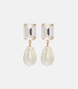 Liana gold-plated drop earrings | Jennifer Behr