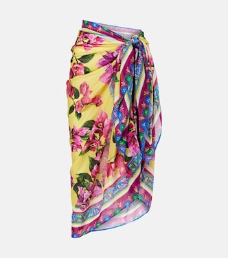 Floral cotton cover-up | Dolce&Gabbana