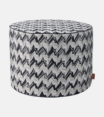 Fluidity Zigzag pouf  | Missoni