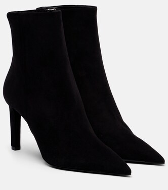 Ankle Boots Frankie 85 aus Veloursleder | Jimmy Choo