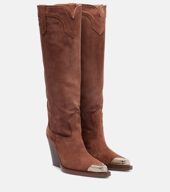 El Dorado suede cowboy boots | Paris Texas