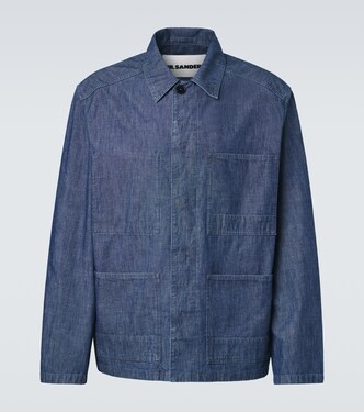 Cotton chambray overshirt | Jil Sander