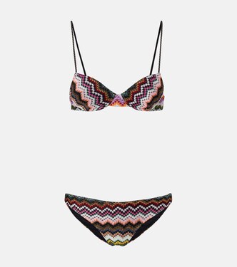 Zigzag lamé bikini | Missoni