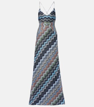 Zigzag maxi dress | Missoni