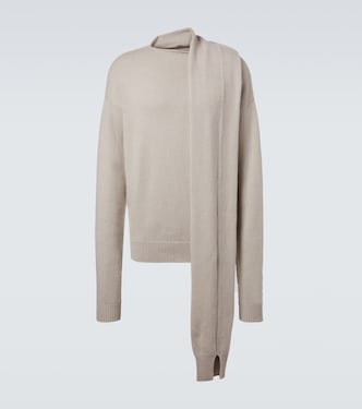 Jersey Rex de cachemir con bufanda | Calvin Klein Collection