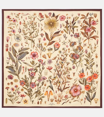 Enciclopedia Del Lino silk twill scarf | Loro Piana